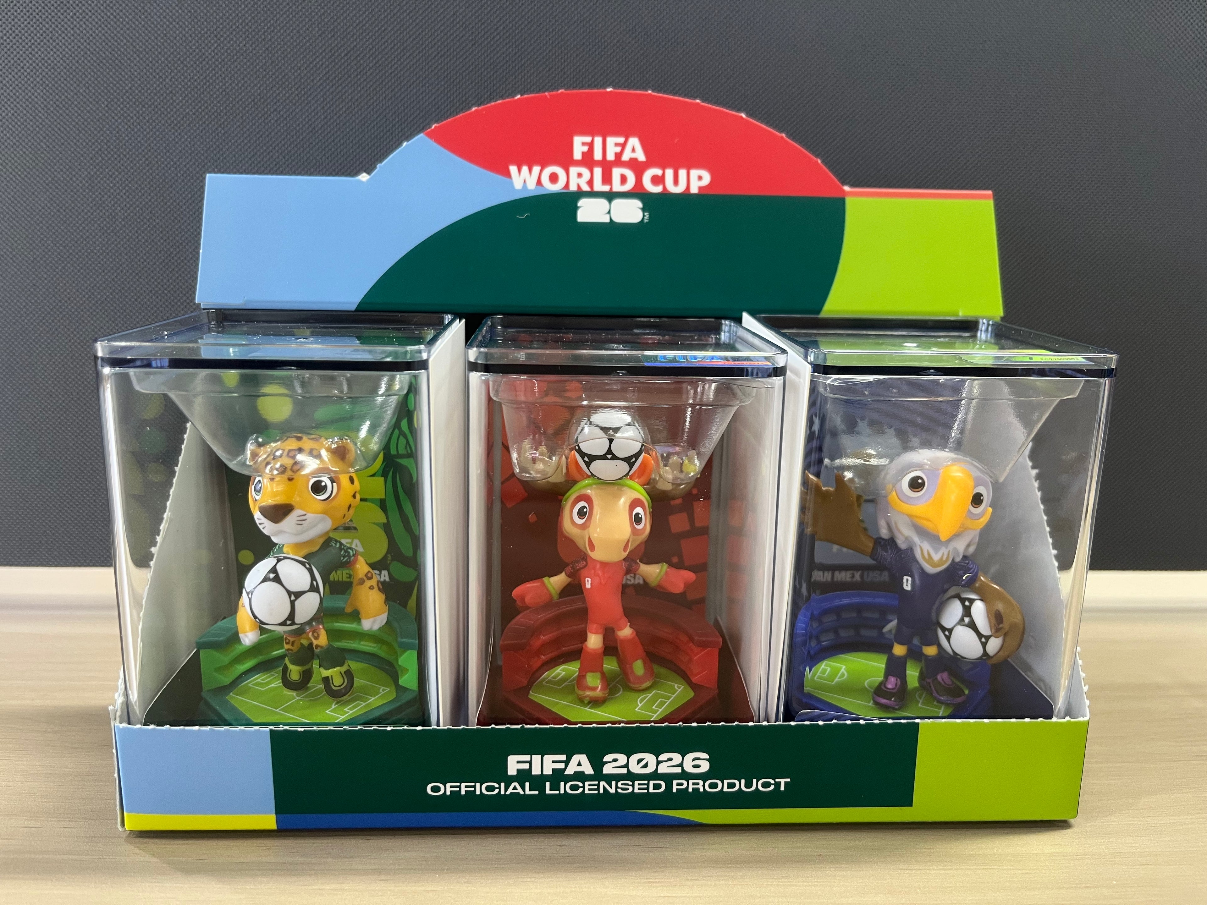 Mini Mascot Figurine Set - 6cm with ball